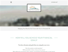 Tablet Screenshot of greatlifeplanning.com